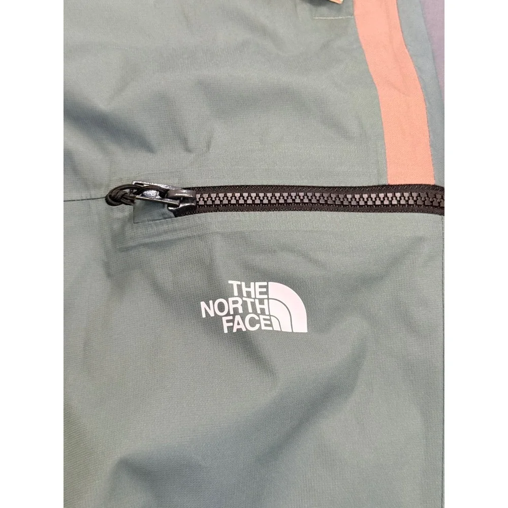 The North Face Firstndr Non-Insulated Bib Duck Green XXL DryVent Snow Pants NEW